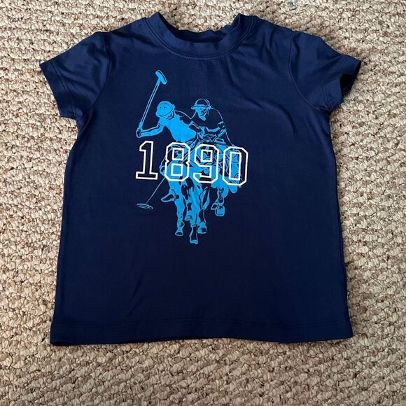 U.S Polo Size 4/5 Blue boys Soft t shirt - Picture 1 of 4